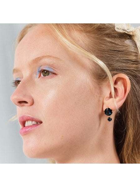 Sleeper Earrings LA DIAMANTINE Bleu Océan