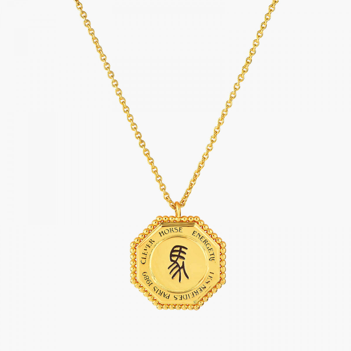 HORSE ZODIAC SIGN PENDANT NECKLACE