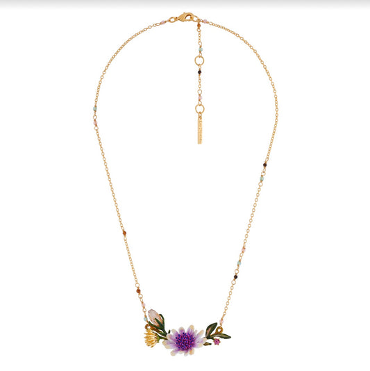 42+5cm NECKLACE SYMPHONIE DES FLEURS