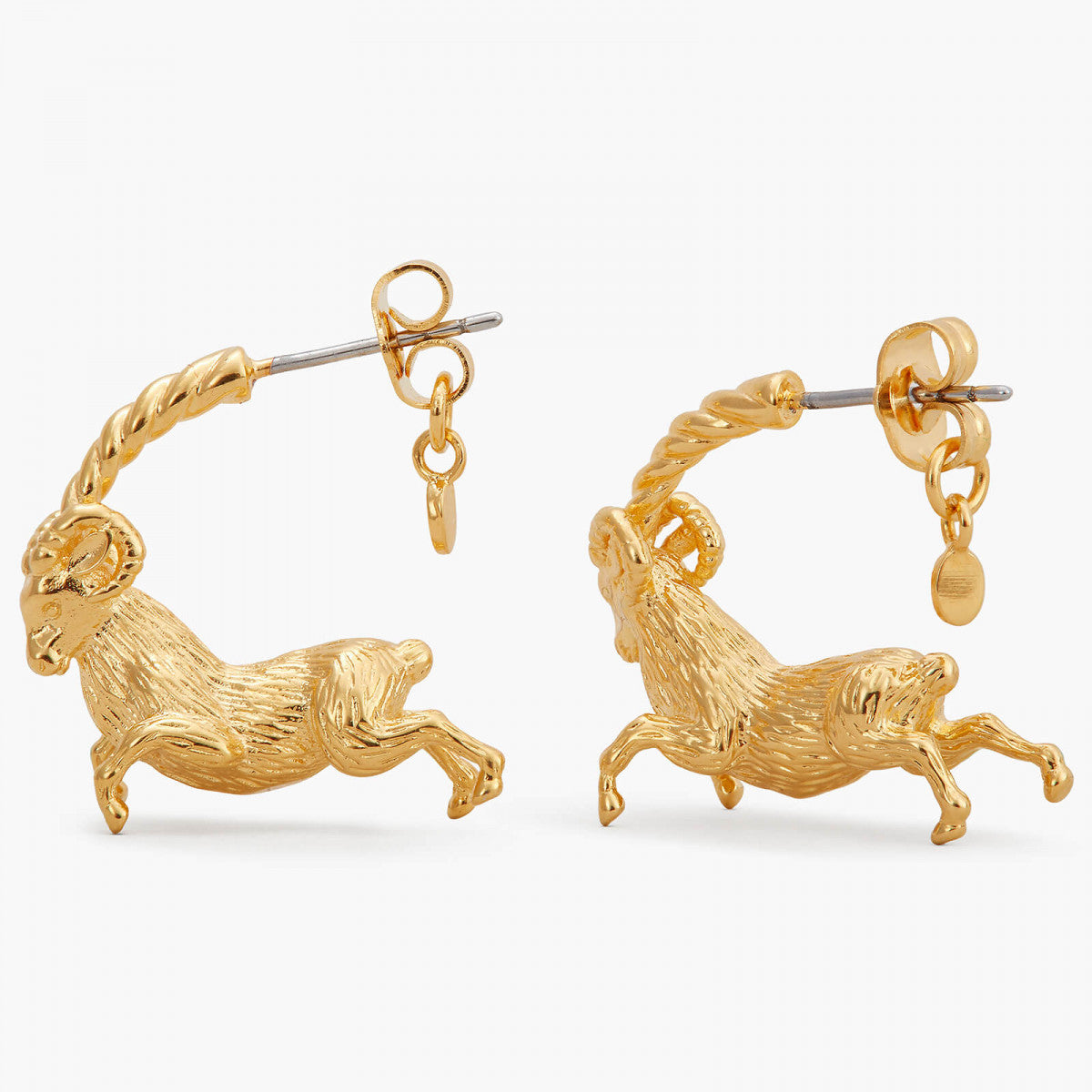 ARIES ZODIAC SIGN HOOPS EARRINGS