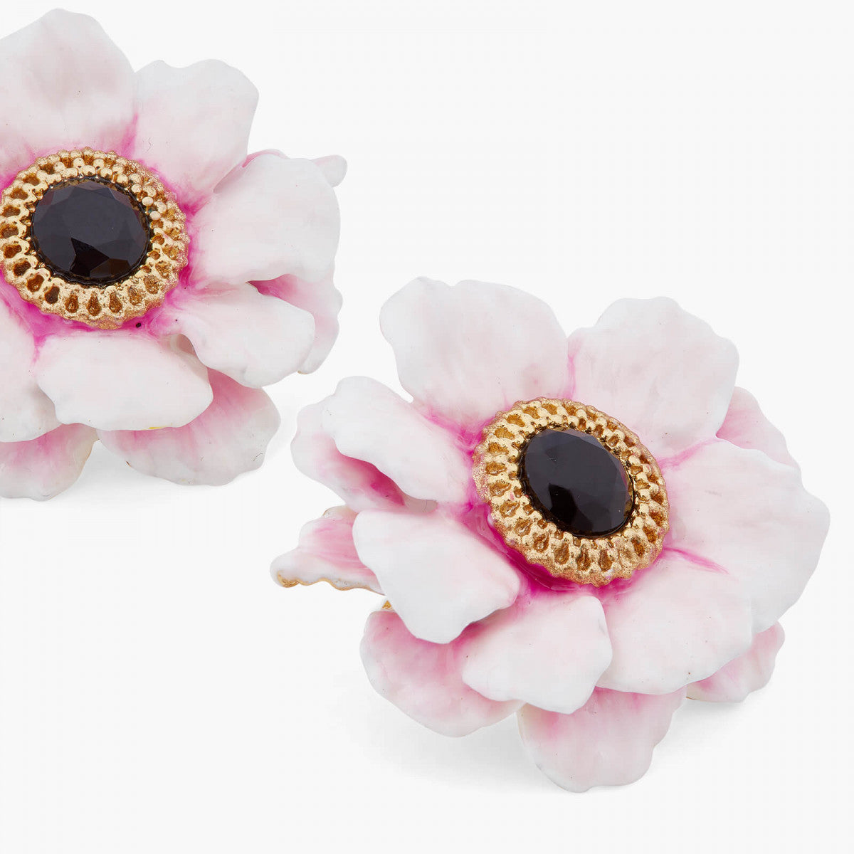 STUD EARRINGS PINK PEONY POST EARRINGS